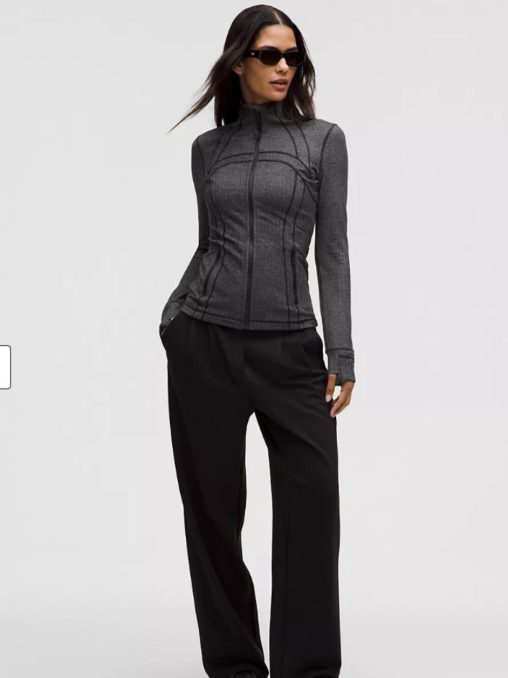 Lululemon Define Jacket Size 6 Herringbone MSRP $138